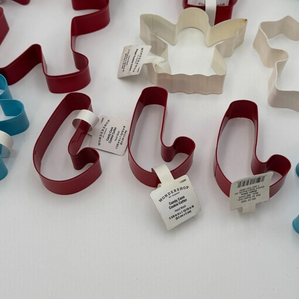 Christmas Cookie‎ Cutter Set 12 Wondershop Gingerbread Snowflake Bundle NEW